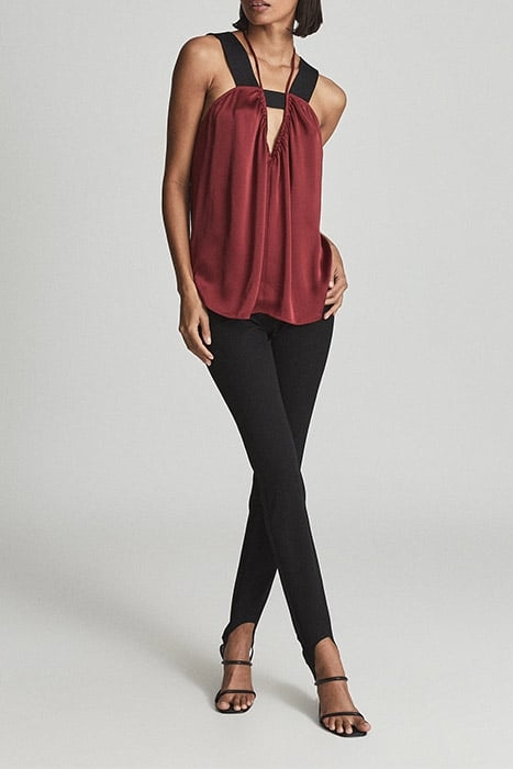 LAUREN TANK TOP CAMI RED 3