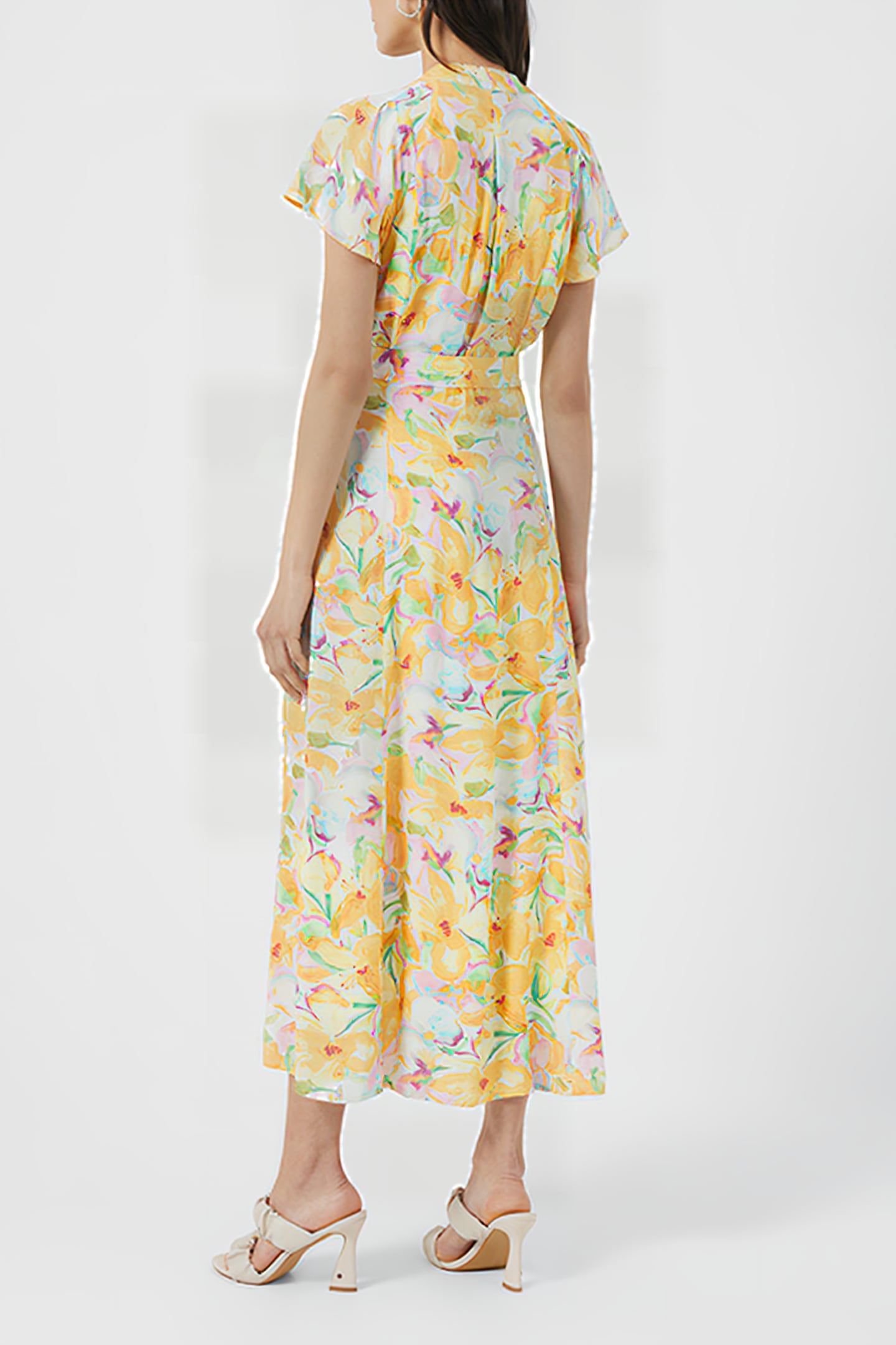 ISADORA DELPHINE S/S MAXI DRES GOLDEN GLAZE/CHLKPIN 2