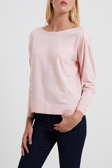 SUPERSOFT SCOOP NECK KNITS SOFT PINK 2