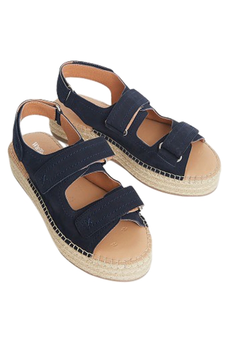 VELCRO ESPADRILLE SANDAL DARK NAVY 2