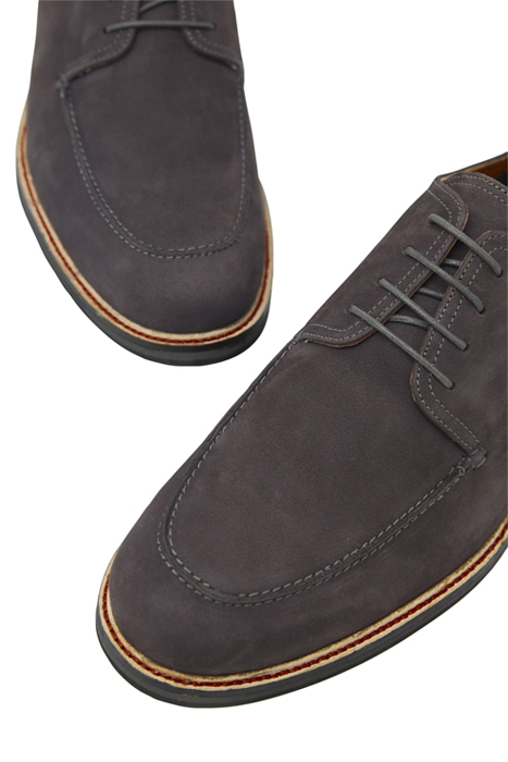 ALFIE NUBUCK DERBY SHOE CHARC GREY 4