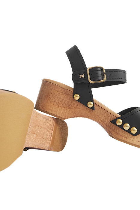 OPEN TOE CLOGS PURE BLACK 4