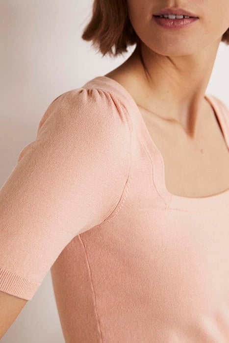 COTTON SQUARE NECK KNITTED TOP LPK 3