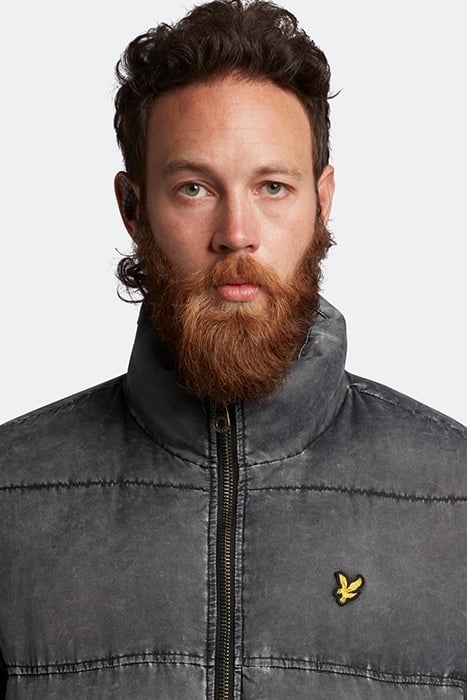 FUNNELLED PUFFER JACKET JET BLACK 4