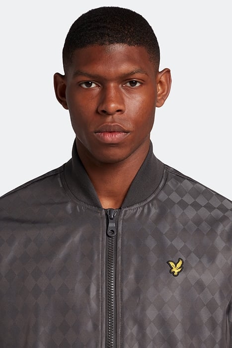 BALLOON SLEEVE SATEEN BOMBER GUNMETAL 4