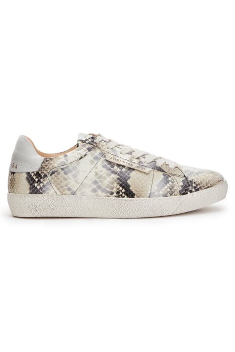 SHEER SNAKE SNEAKER TAUPE GREY 1