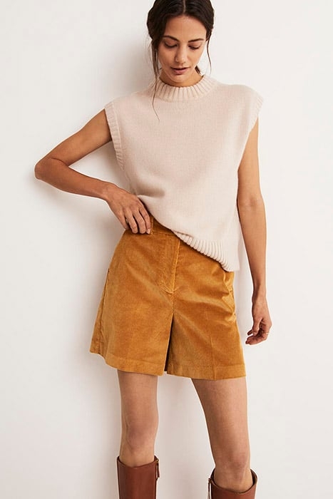 HIGH WAIST SHORTS BRN 1