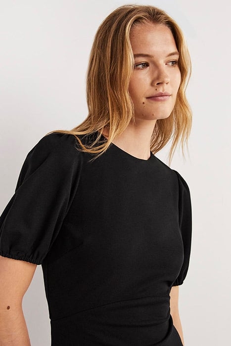 CUT OUT JERSEY MINI DRESS BLK 4