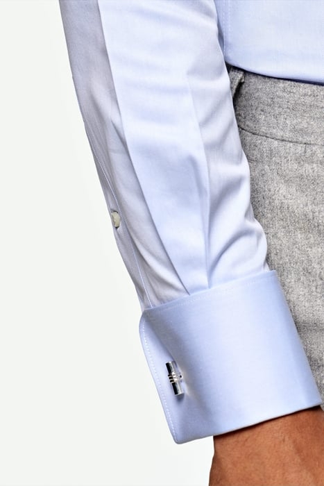 Light Blue Twill Slim Fit Shirt 5