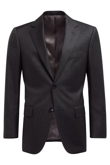 Dark Grey Striped Napoli Suit 2