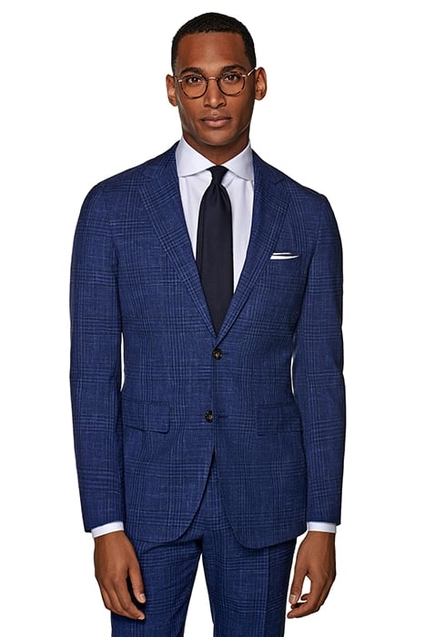 MID BLUE CHECKED HAVANA SUIT 4