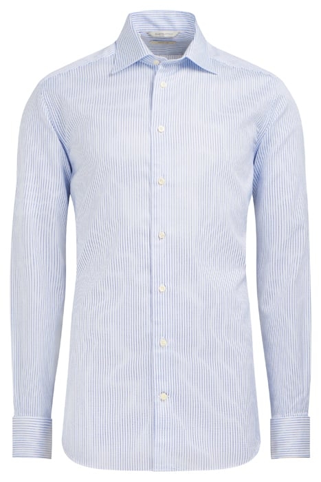 White Striped Slim Fit Shirt 2