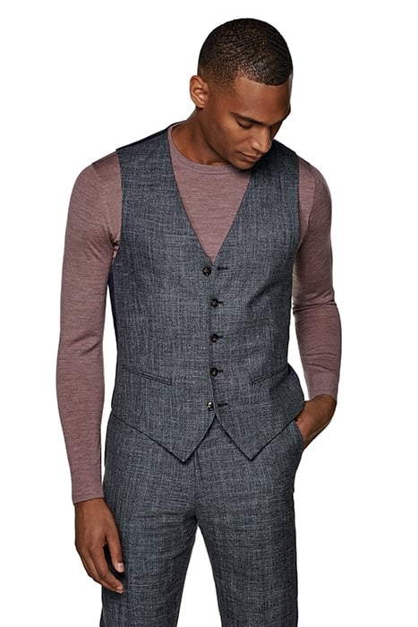 MID GREY THREE-PIECE LAZIO SUIT 7