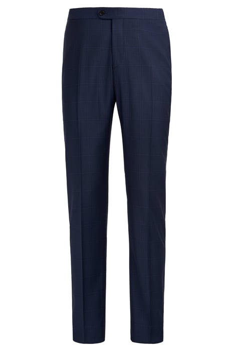 NAVY CHECKED LAZIO SUIT 7