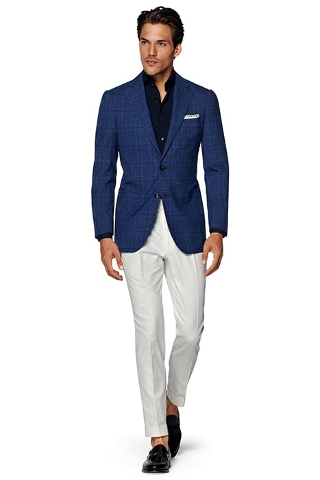 Blue Checked Havana Blazer 4