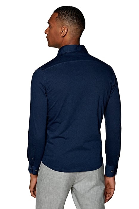 Blue Jersey Extra Slim Fit Popover 3