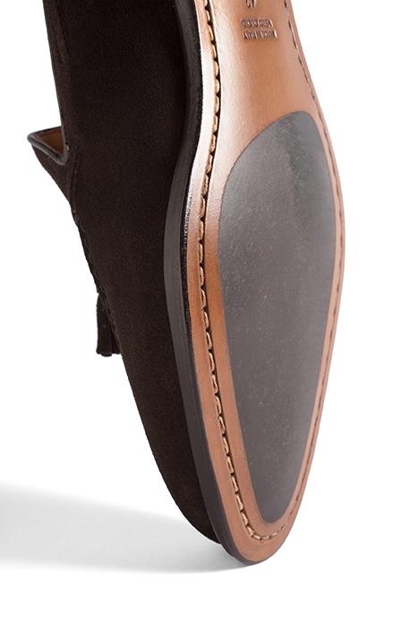 Dark Brown Tassel Loafer 8