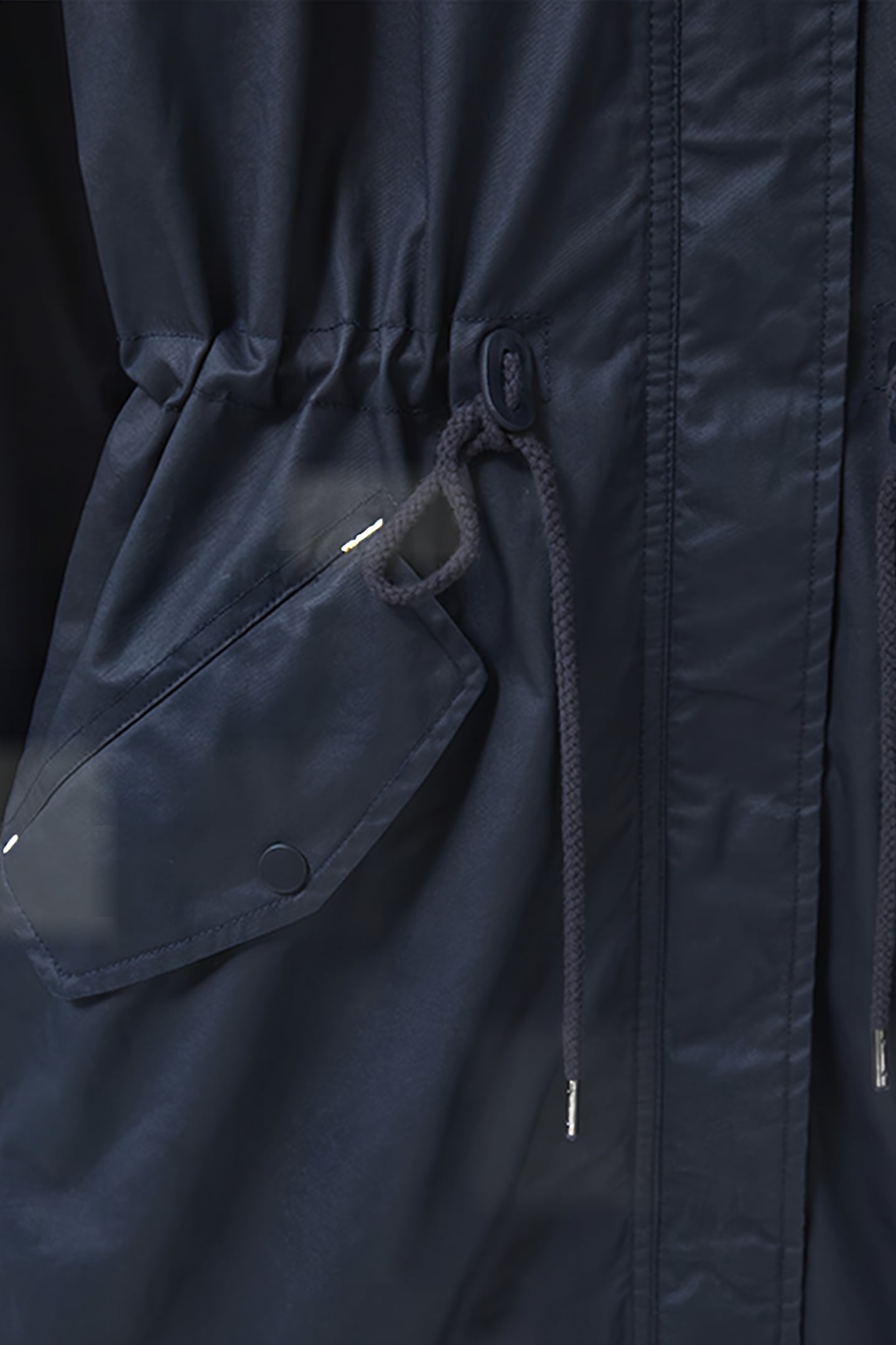 RILEY COATED COTTON PARKA DARK NAVY 5