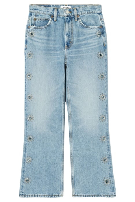 70S LOOSE FLARE 60S STUDDED INDIGO 1