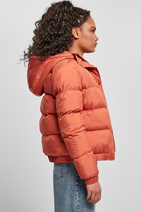 LADIES HOODED PUFFER JACKET REDEARTH 5