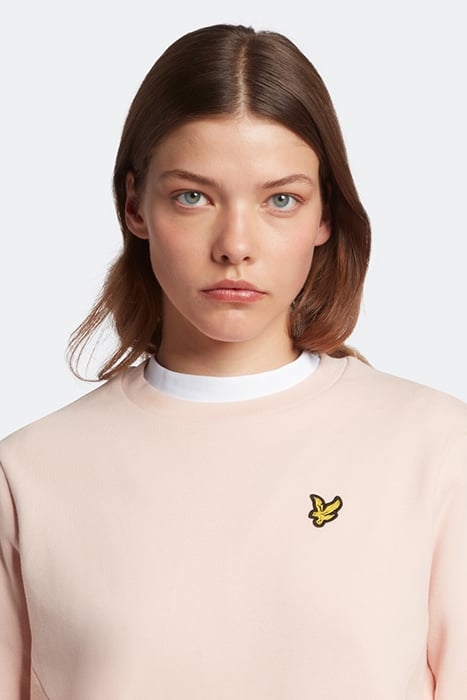 TEXTURED PANEL SWEATSHIRT W798 SKY PINK 4