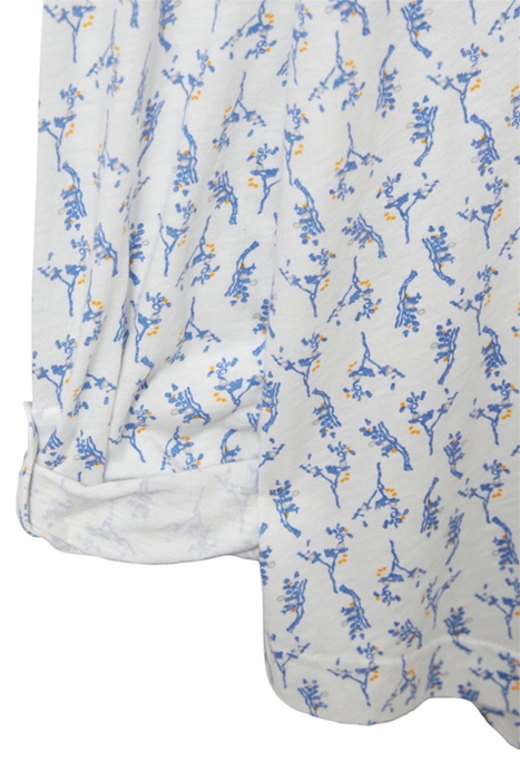 ANNIE PRINTED JERSEY SHIRT WHITE 3