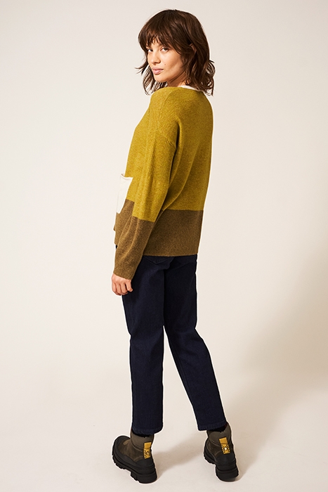 COSY JUMPER GREEN MULTI 3