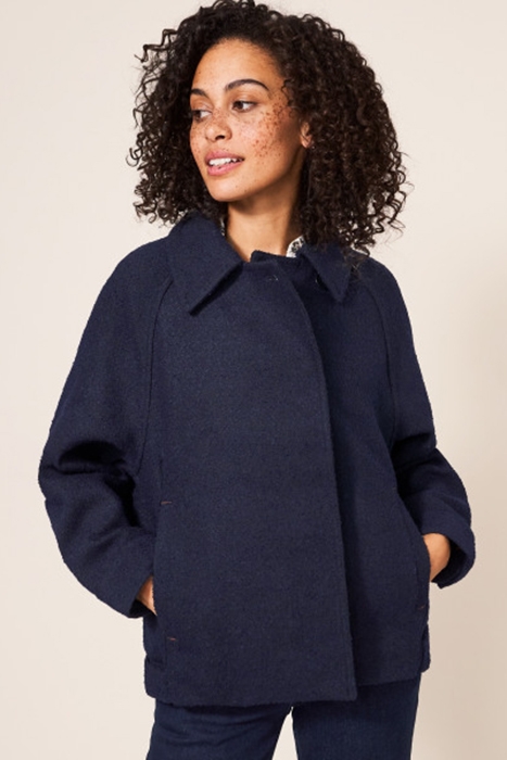 CLARA PEACOAT DARK NAVY 2