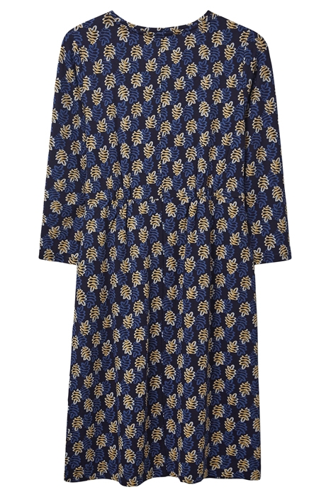 TALIA ECO VERO JERSEY DRESS NAVY MULTI 4