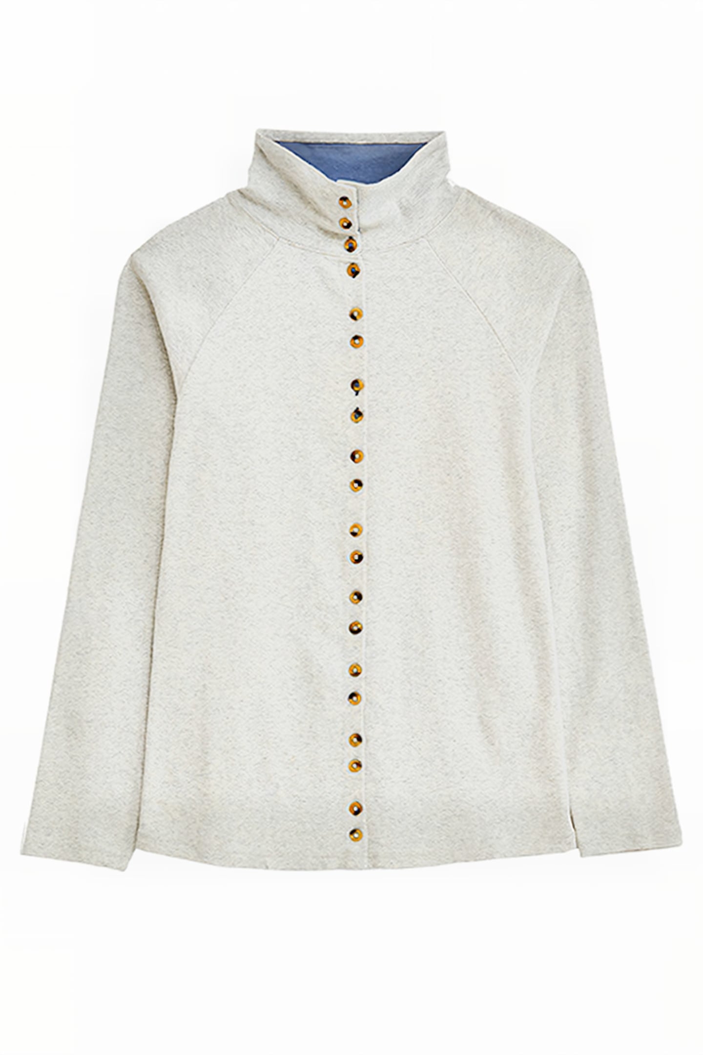 BILLY BUTTON THROUGH ROLL NECK GREY MARL 1