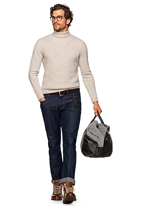 DARK BLUE 5 POCKET ALAIN JEANS 1