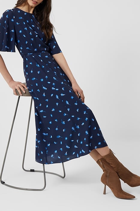 BELLE VERONA MIDI DRESS INDIGO MULTI 4