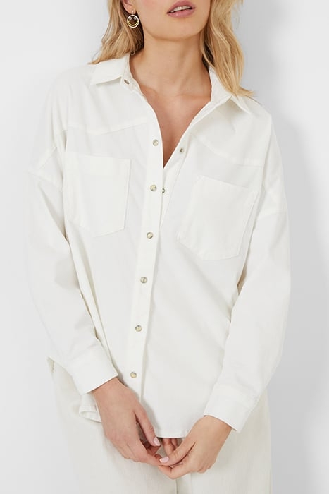 PAULA MICRO CORD SHACKET WINTER WHITE 2