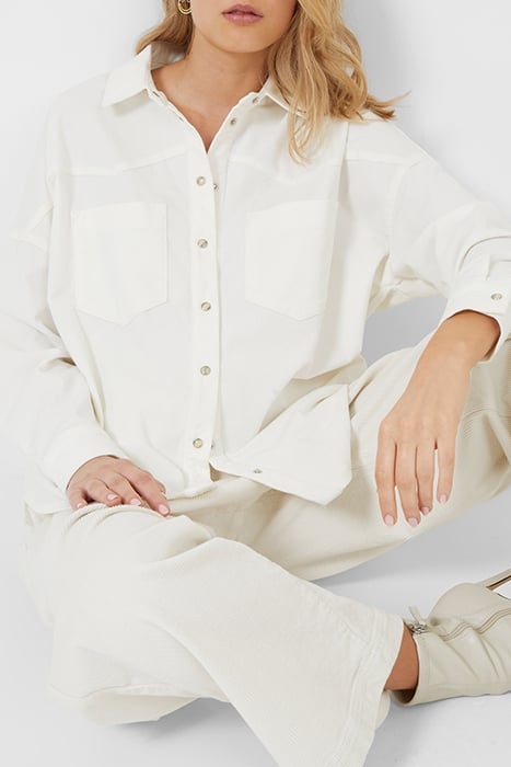 PAULA MICRO CORD SHACKET WINTER WHITE 5