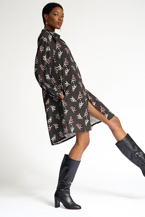 DRESS - FLOWER FLOW ANTHRACITE 3