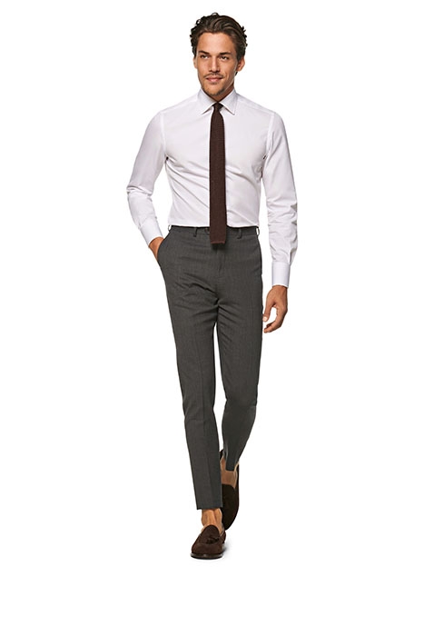 DARK GREY BRESCIA TROUSERS 4