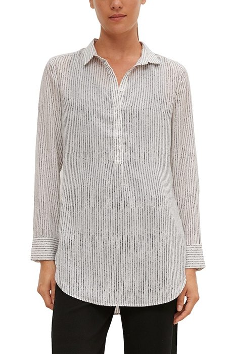 CHIFFON BLOUSE WHITE AOP 1