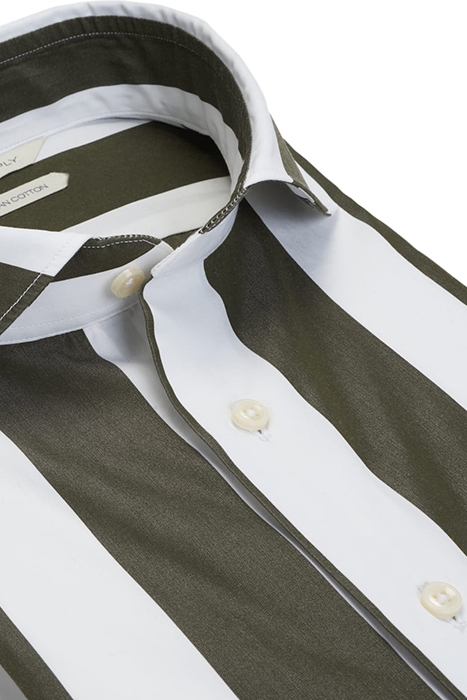 GREEN STRIPED SHIRT 2