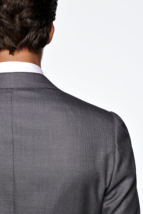 DARK GREY BIRD'S EYE LAZIO SUIT 6