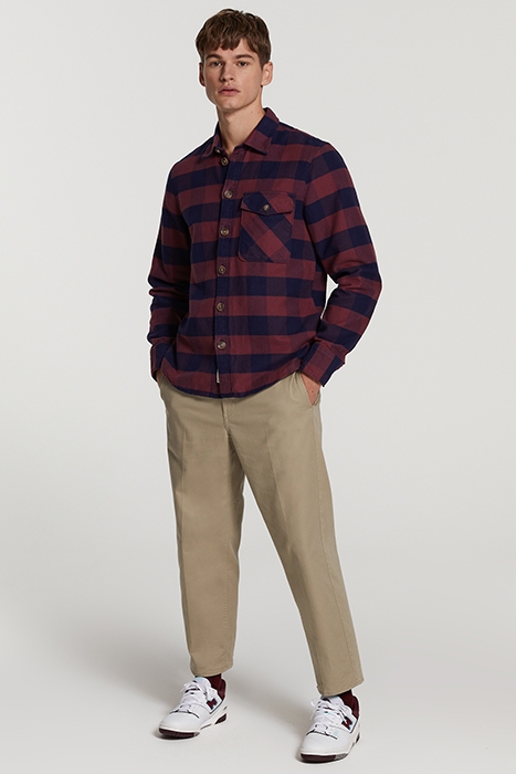 MEN OVERSHIRT BRAD MAROON RED 4