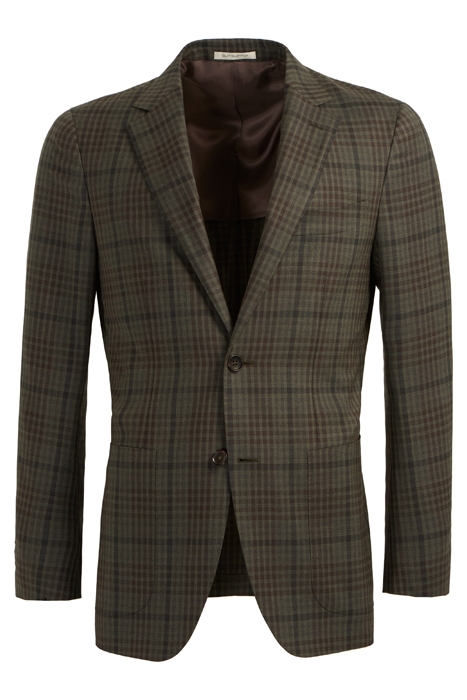 MID GREEN CHECKED HAVANA BLAZER 2