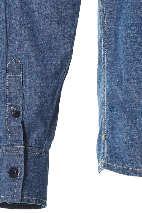 JENSEN CASUAL OVERHEMD LM BLUE UNI 3