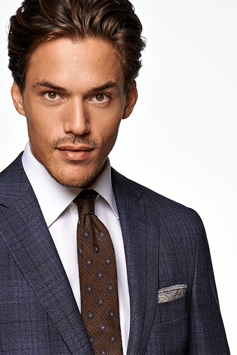 MID BLUE CHECKED SIENNA SUIT 4