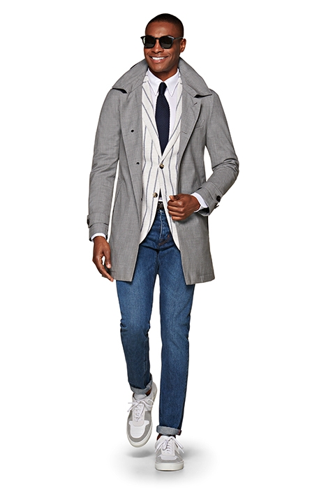 LIGHT GREY RAINCOAT 2