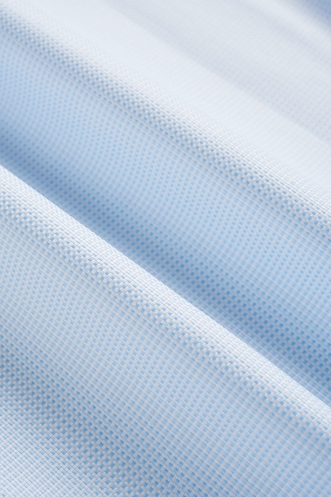 LIGHT BLUE CHECKED SLIM FIT SHIRT 8