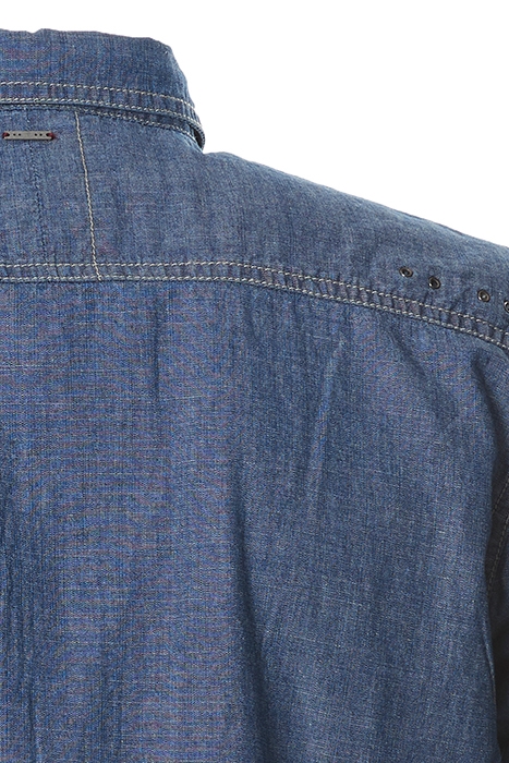 JENSEN CASUAL OVERHEMD LM BLUE UNI 2