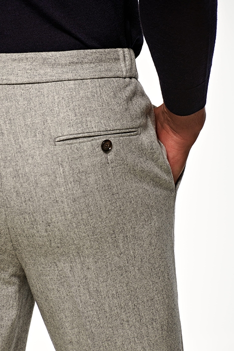 LIGHT GREY DRAWSTRING AMES TROUSERS 6