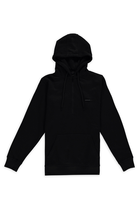 HALFZIP HOODIE BLACK 1