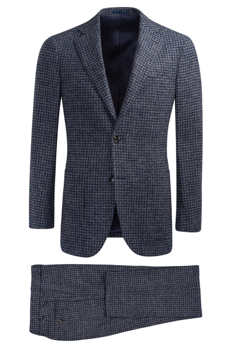 NAVY HOUNDSTOOTH HAVANA SUIT 1