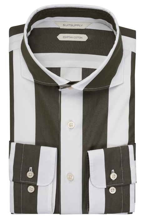 GREEN STRIPED SHIRT 5